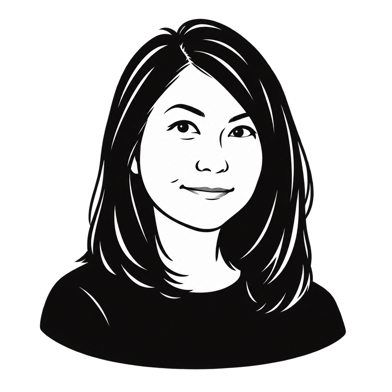 Illustrated portrait of Dr Zhanna Sarsenbayeva